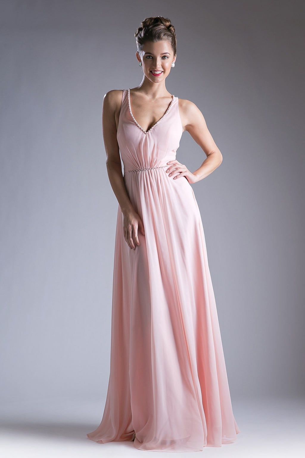 Long Strappy Back Dress-1