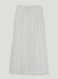 Ont linen pintuck banding long pants-5