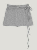 Trick strap banding mini skirt