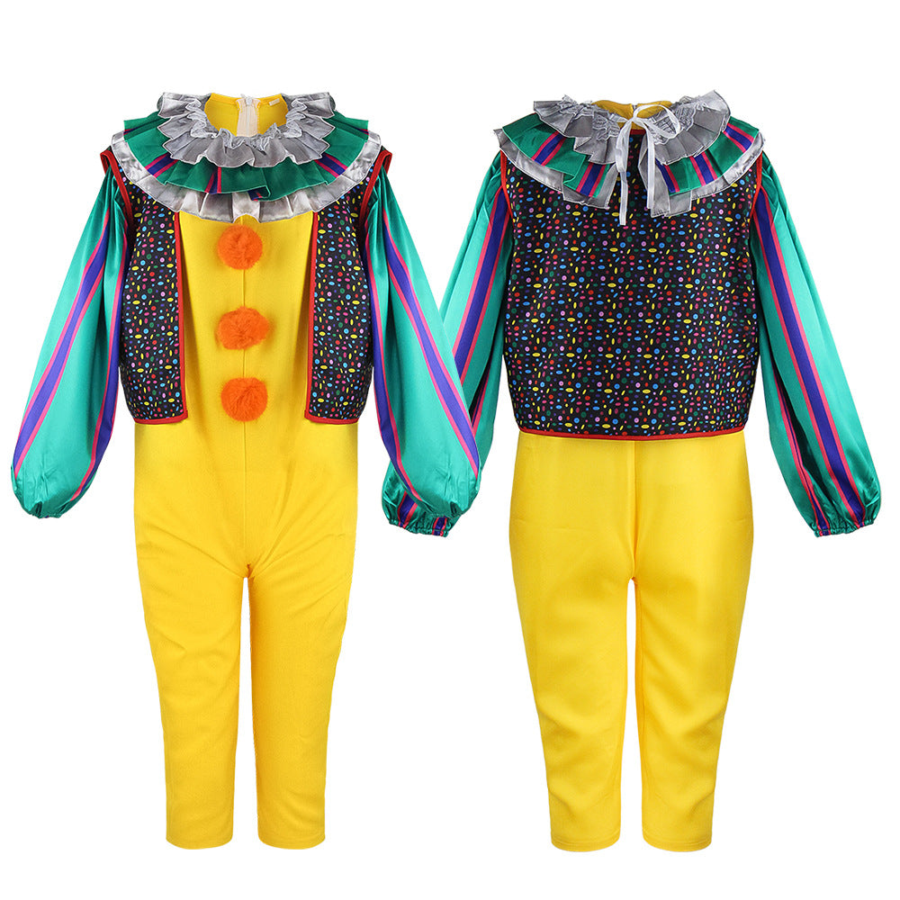 Pennywise Cosplay Costume Halloween Outfit The Clown Cosplay Suit