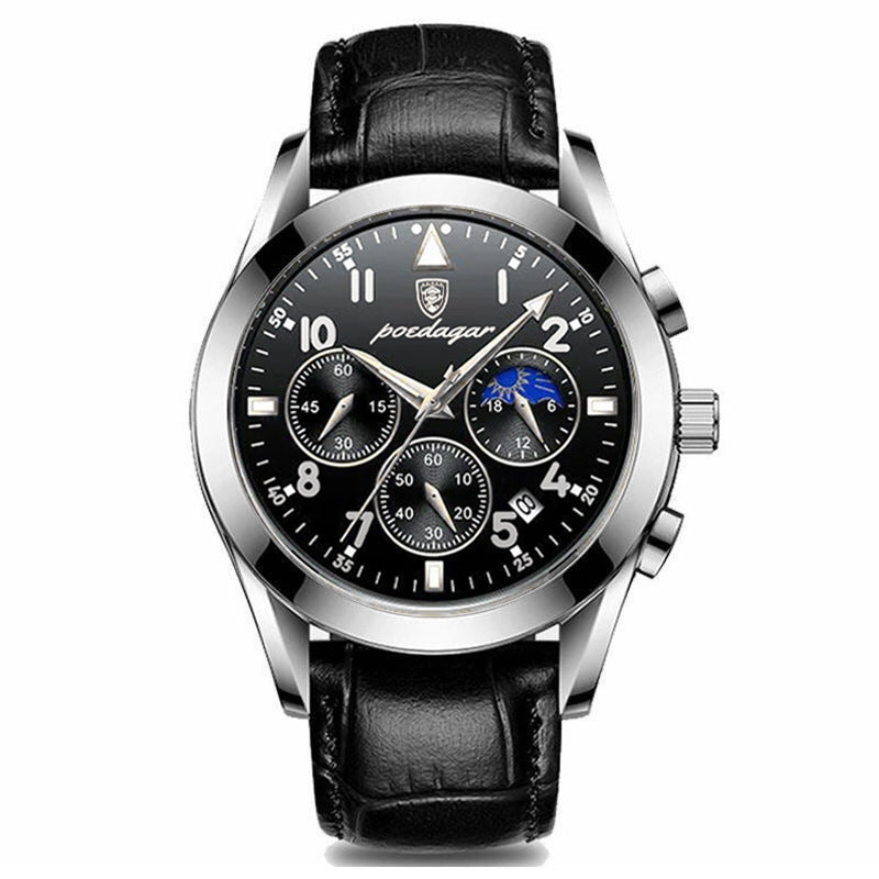 New Black Technology Men's Watch Male Student Korean 