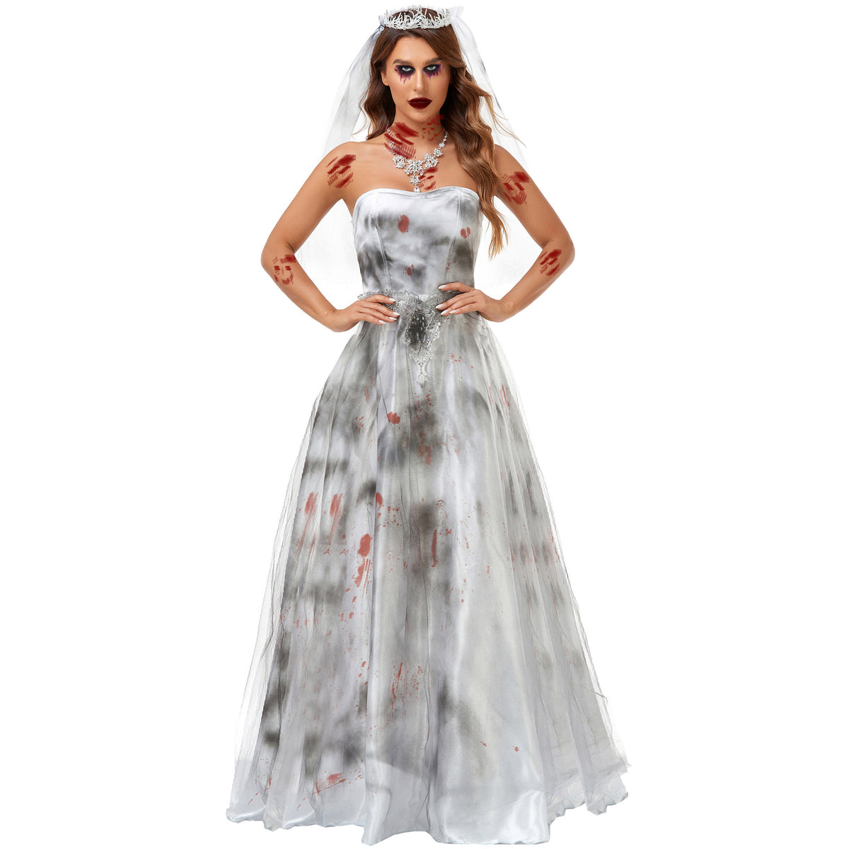 Ghost Bride Vampire Bride Costume Zombie Ghost Bride Halloween Costume Cosplay