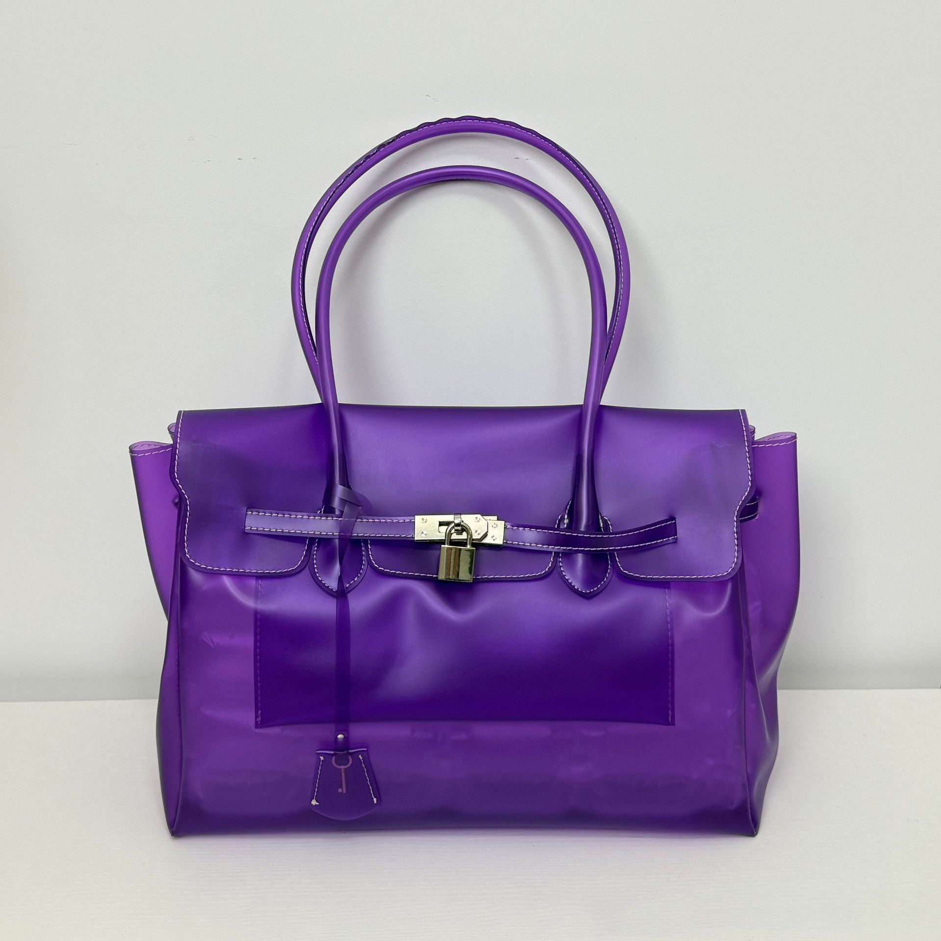 summer jelly tote shoulder bag