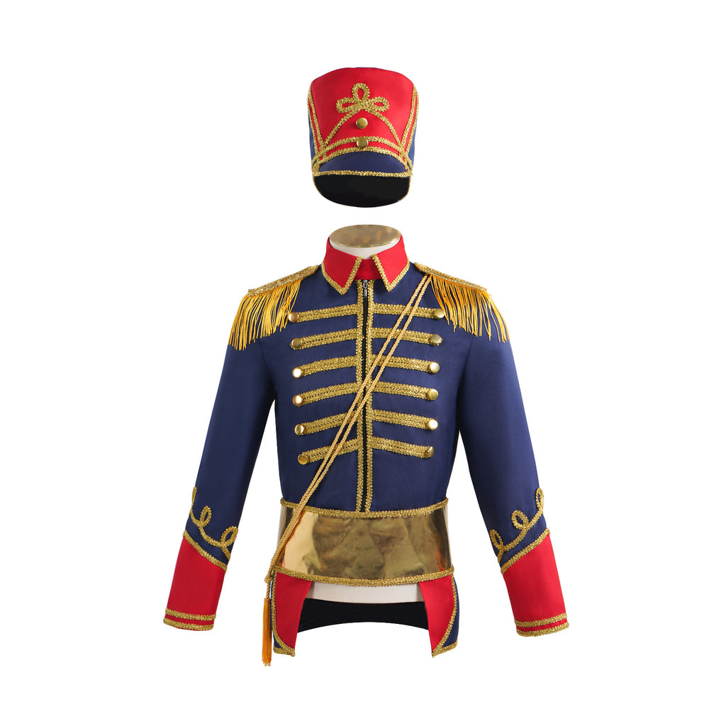 Halloween Cosplay Costume Noble Court Performance Top with Hat, Style Top