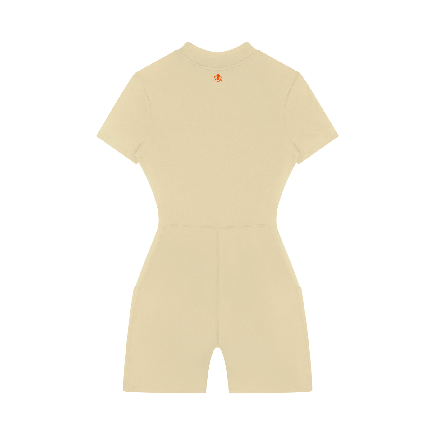 Women's Quarter-Zip Short Sleeve Romper