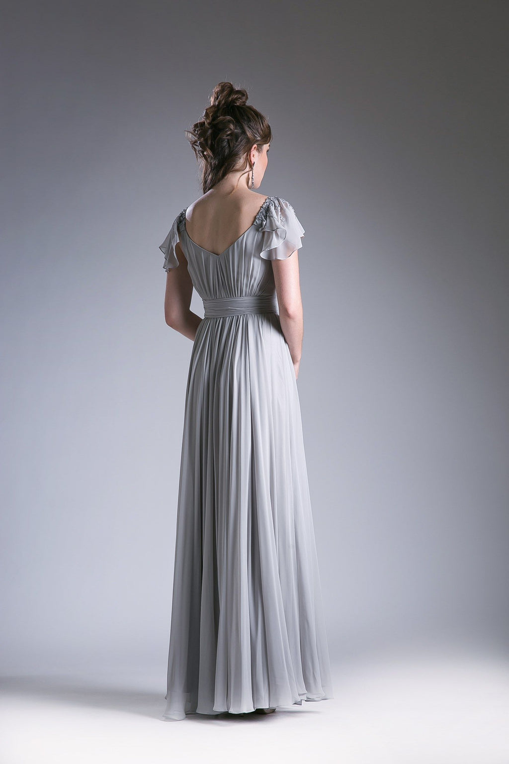Empire Waist Chiffon Dress-1