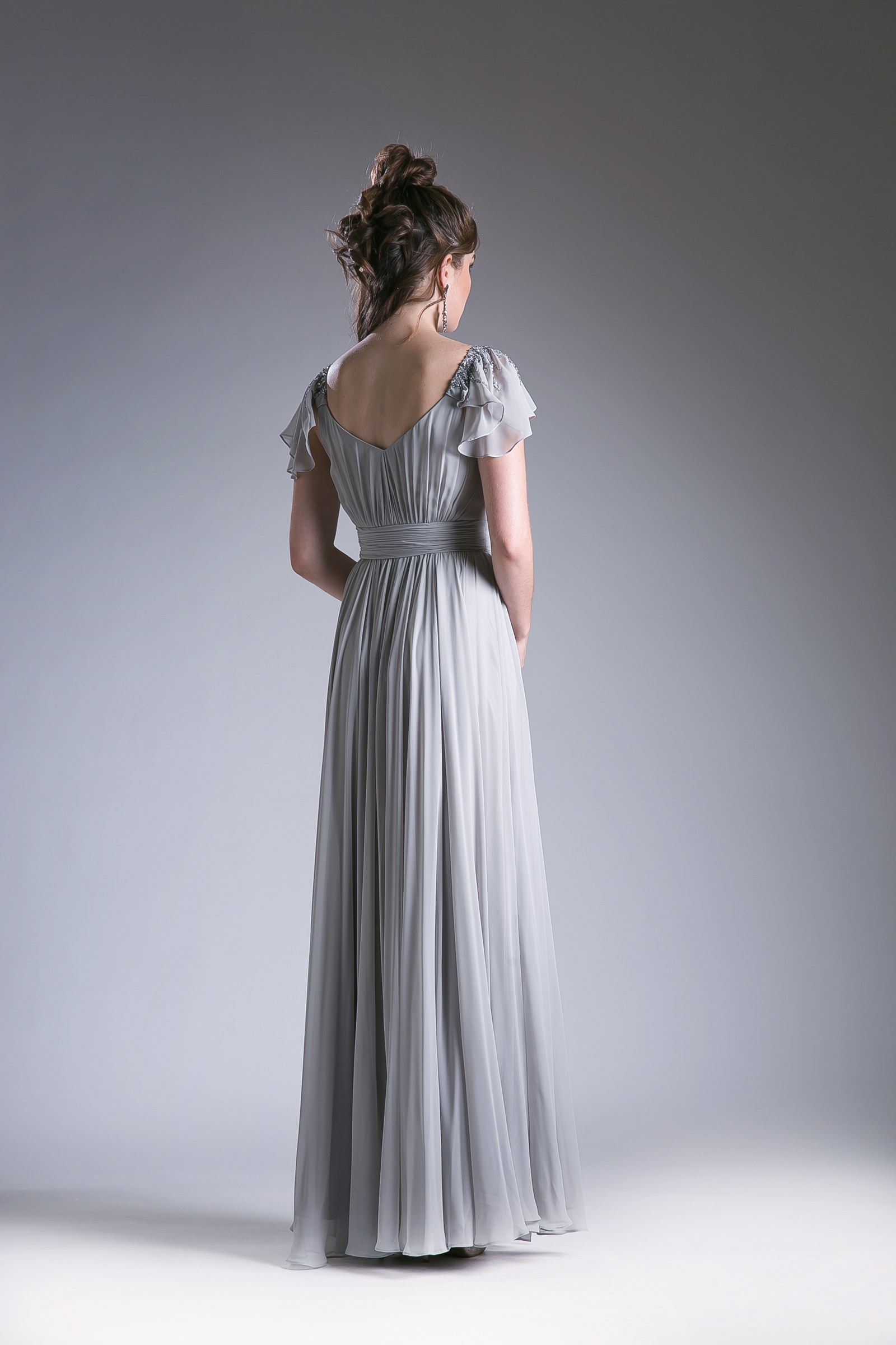 Empire Waist Chiffon Dress-1