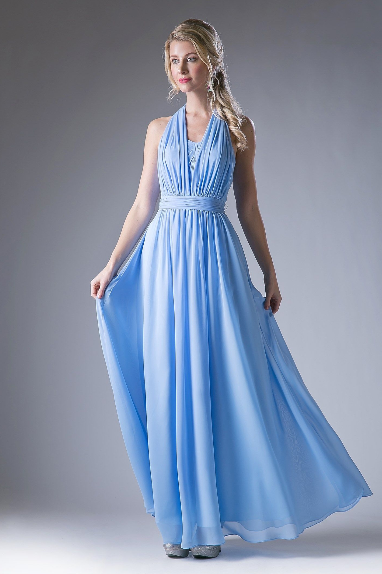 Chiffon Sheath Dress-0