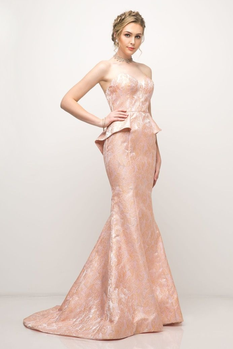 Satin Sheath Gown-1