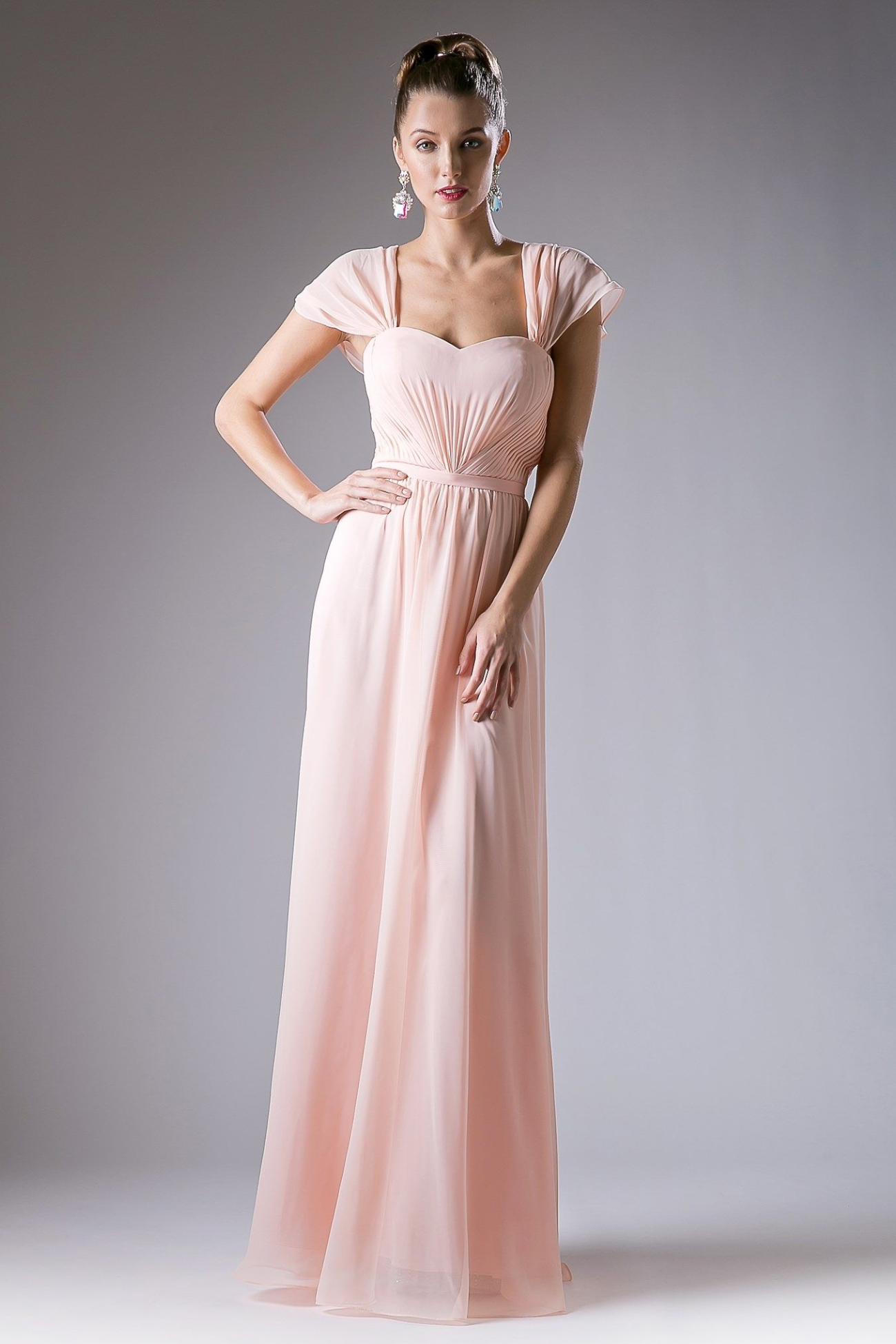 Chiffon Sheath Dress-0