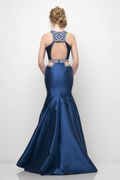 Halter Mermaid Mikado Gown-0