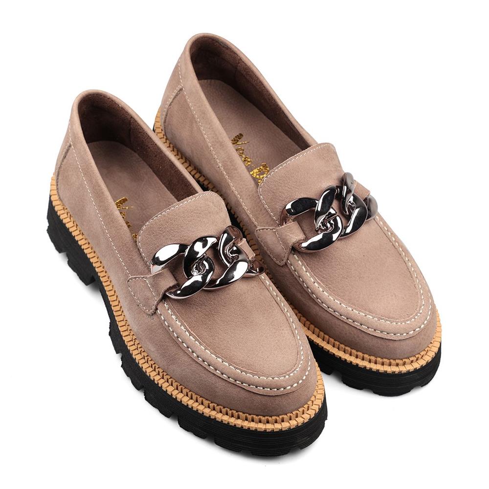 Essential Comfort Flats E Fit SIGRID - Taupe Nubuck