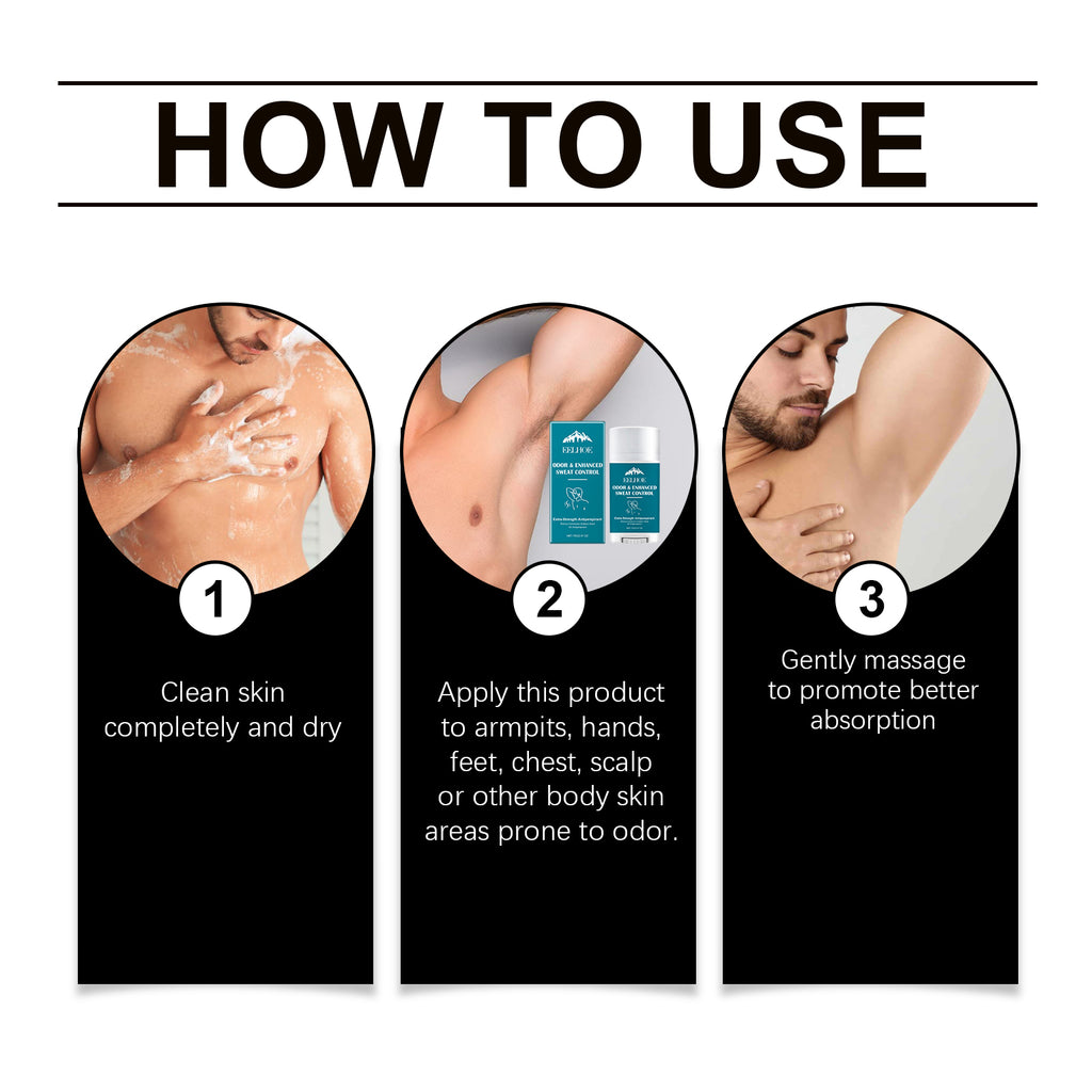 EELHOE Men's Fragrance Bar Leaves Fragrance For The Body Naturally And Cleanses Dry Skin With A Portable Daily Axillary Bar