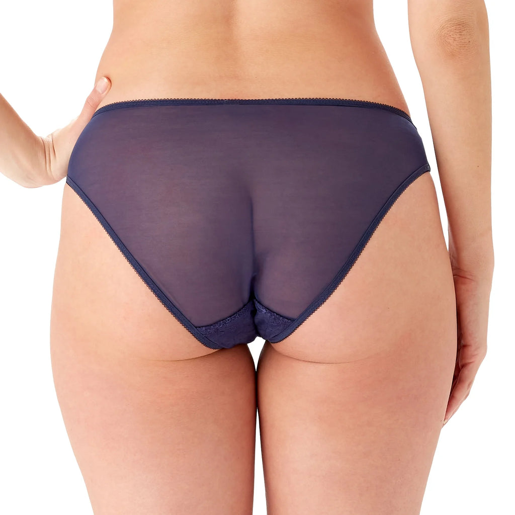 Gossard Glossies Lace Eclipse Sheer Bikini Panty-1