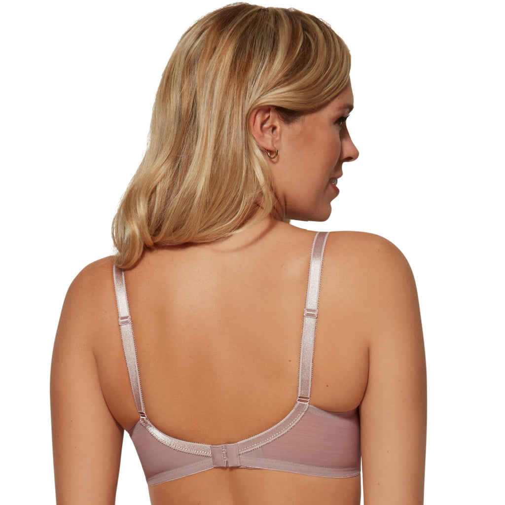 Gossard Glossies Lace Mink Sheer Mesh Molded Bra-1