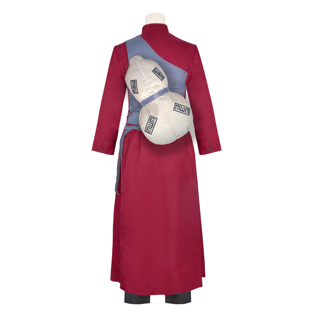 Naruto Gaara Cosplay Costume, Anime Gaara Outfit, Ready Stock for Halloween