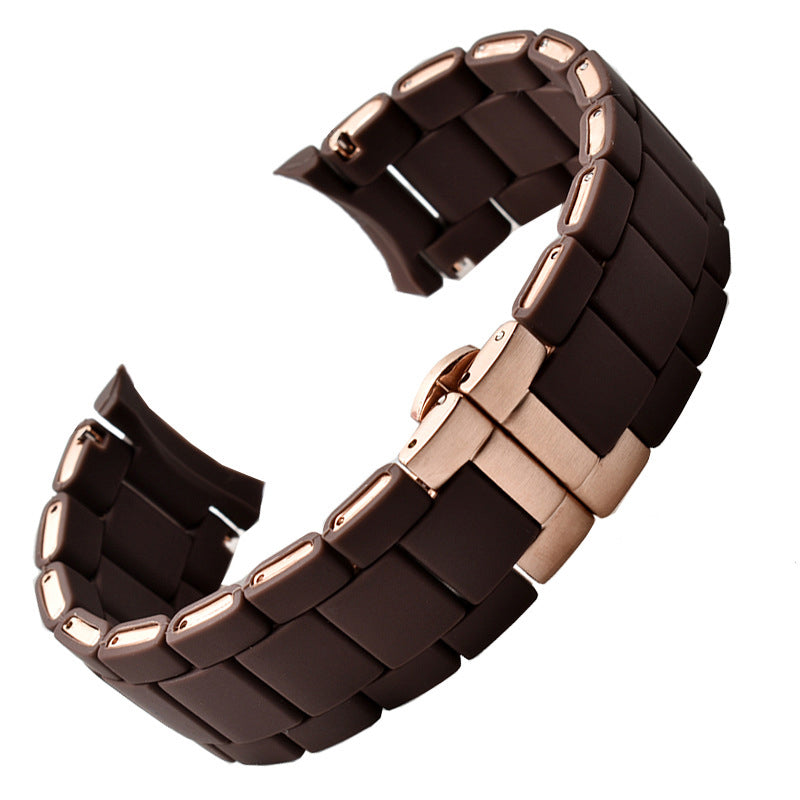 AR5889/5890/5905/5920 Male and Female Rubber Clad Steel 20 23MM Watch Strap