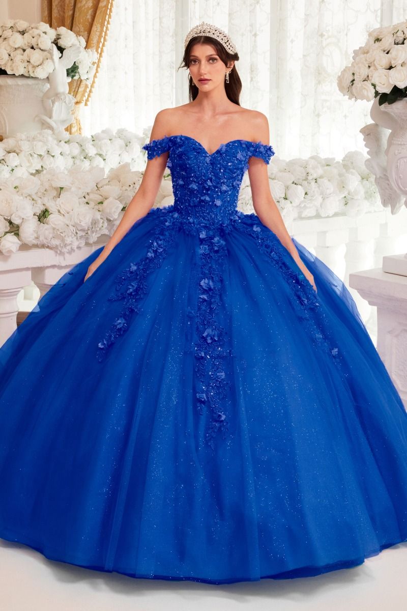 Off The Shoulder Quinceanera Ball Gown-3