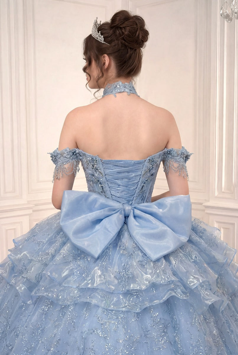 Two In One Quinceanera Ball Gown & Mini Dress-3