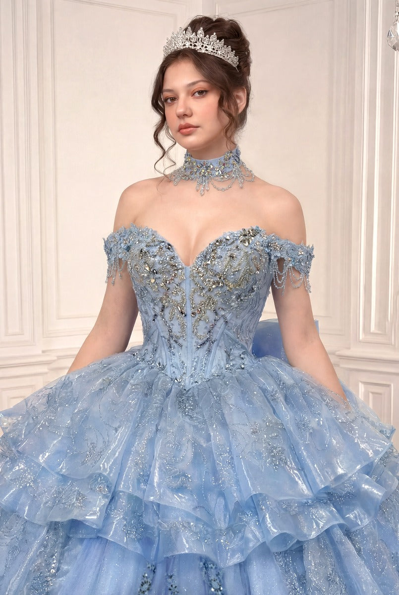 Two In One Quinceanera Ball Gown & Mini Dress-2