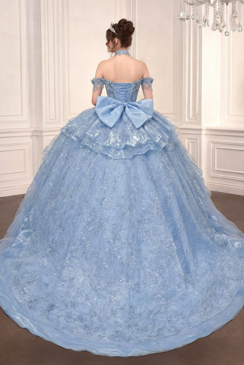 Two In One Quinceanera Ball Gown & Mini Dress-1