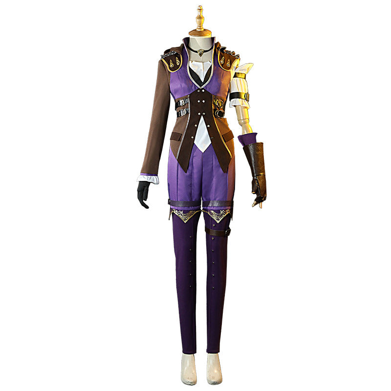 Game LOL Caitlyn Cosplay Costumes The Sheriff of Piltover Arcane Caitlyn Suit Halloween Carnival League of Legends Caitlyn