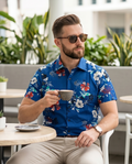 Island Breeze Floral Short-Sleeve Shirt-0