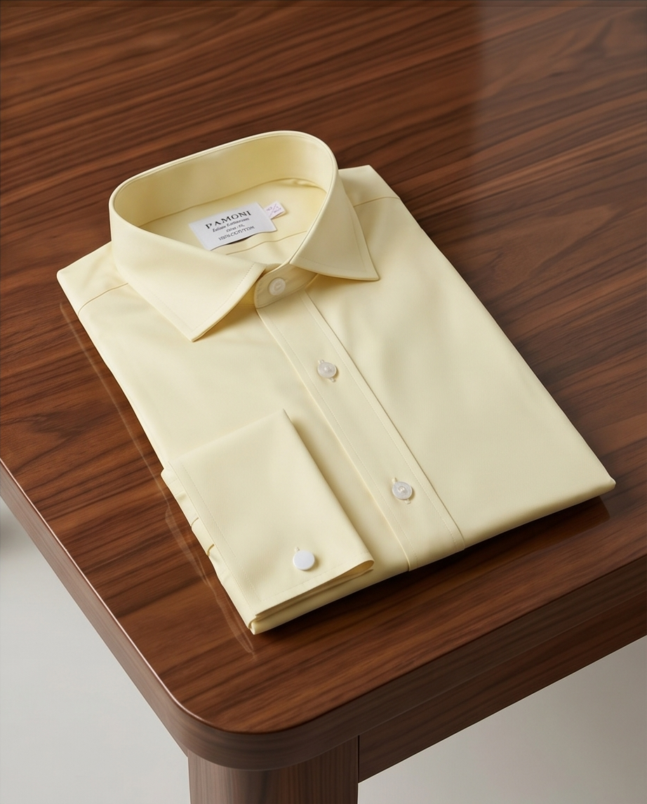 Light Yellow Oxford Shirt-2