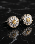 Blooming Radiance Gemstone Cufflinks-0