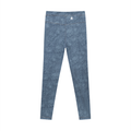 Women's Faux Denim Zip-Fly Leggings