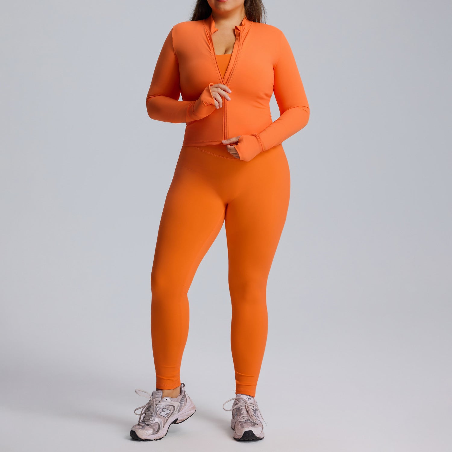 Women's Long Sleeved Yoga Suit Set
