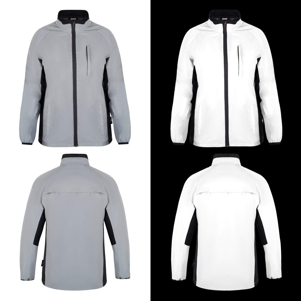Womens Reflective Running & Cycling Jacket | Silver Hi Vis | BTR
