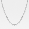 Graduated Riviera Necklace 10CTW