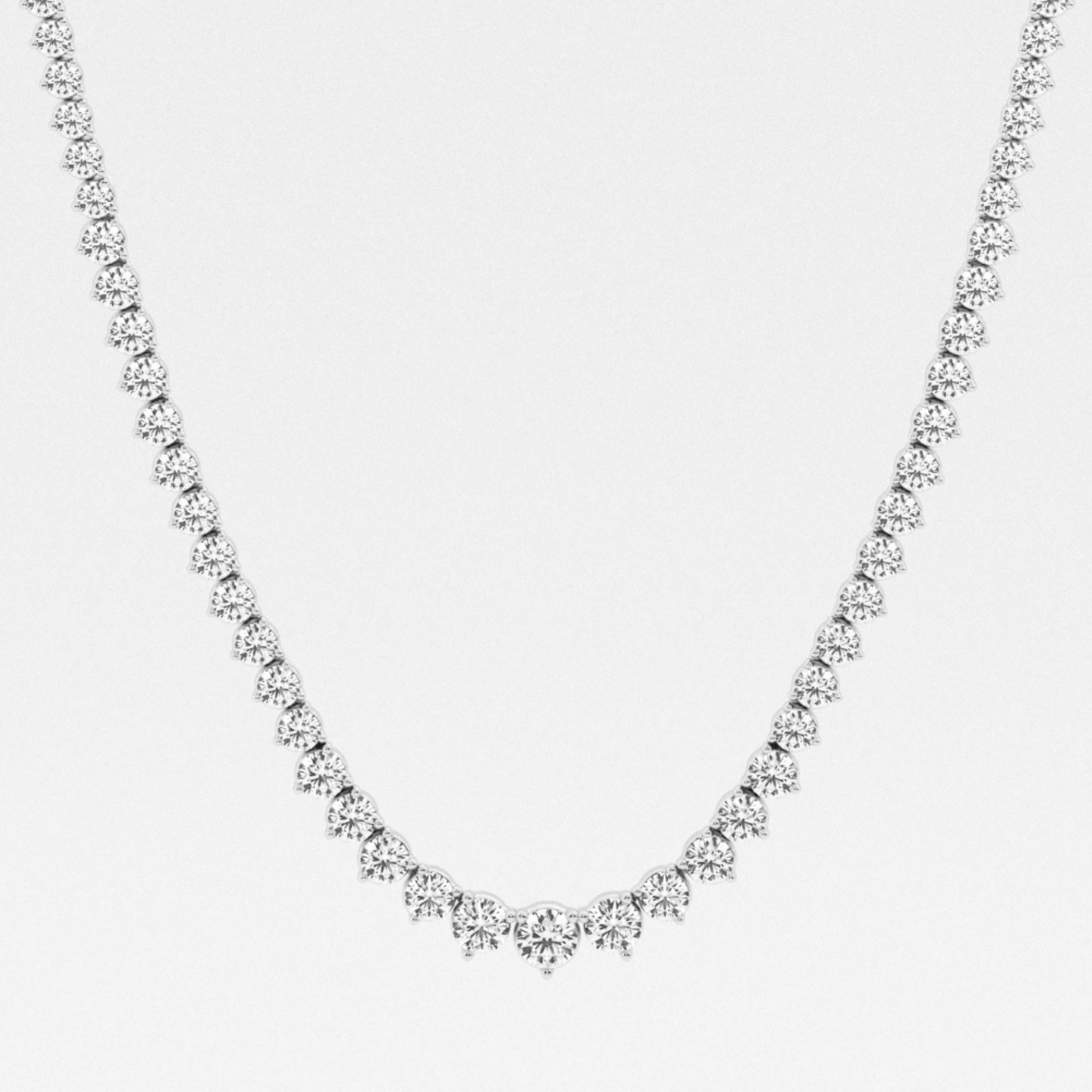 Graduated Riviera Necklace 10CTW