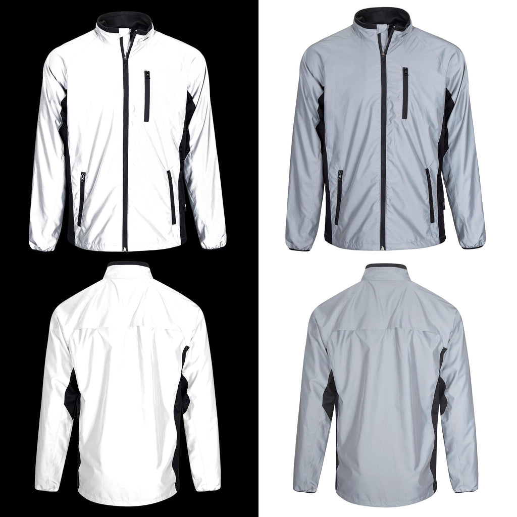 Reflective High Visibility Cycling & Running Jacket | Silver | BTR