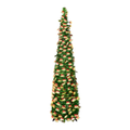 Green Pop-Up Tinsel Christmas Tree