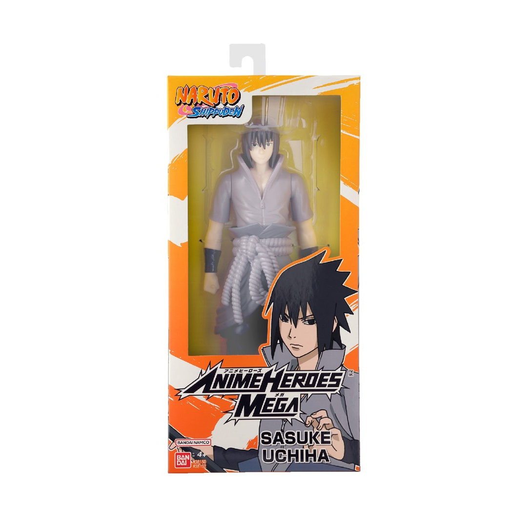 Bandai Anime Heroes Mega Naruto - Uchiha Sasuke gyűjthető anime figura 30cm-0