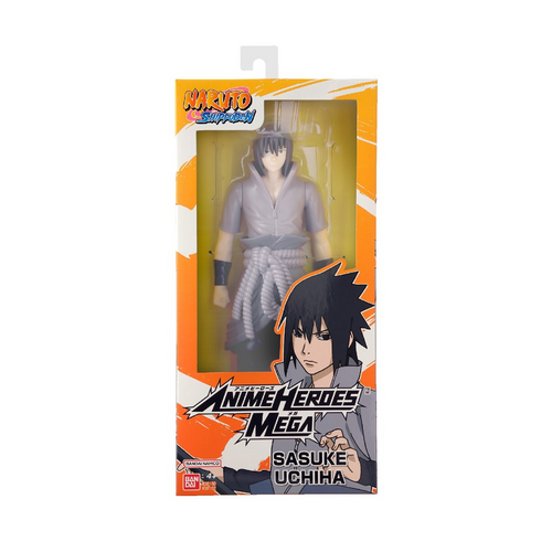 Bandai Anime Heroes Mega Naruto - Uchiha Sasuke gyűjthető anime figura 30cm-0