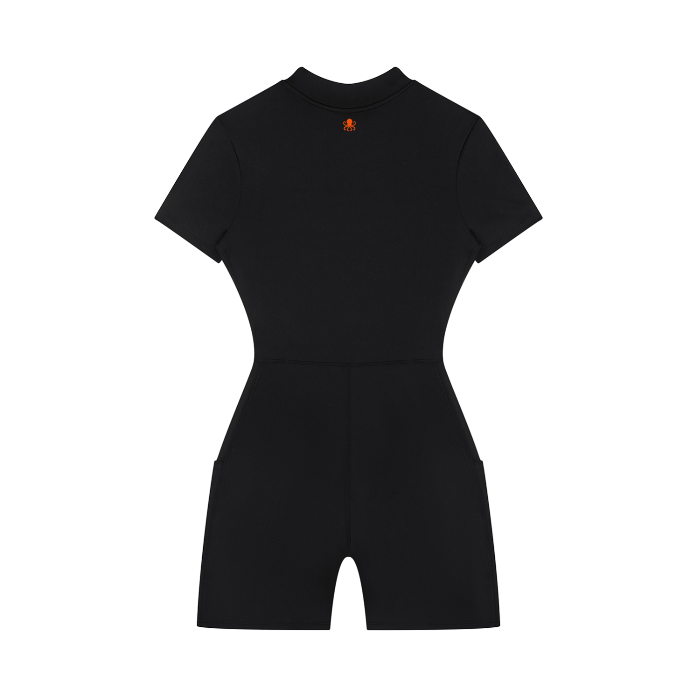 Women's Quarter-Zip Short Sleeve Romper