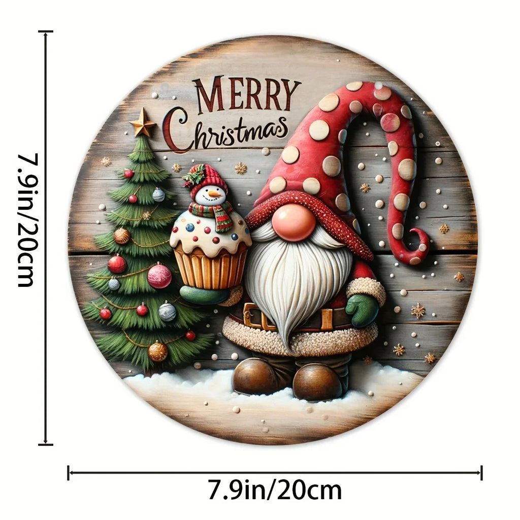 Wooden Merry Christmas Hanging Decoration