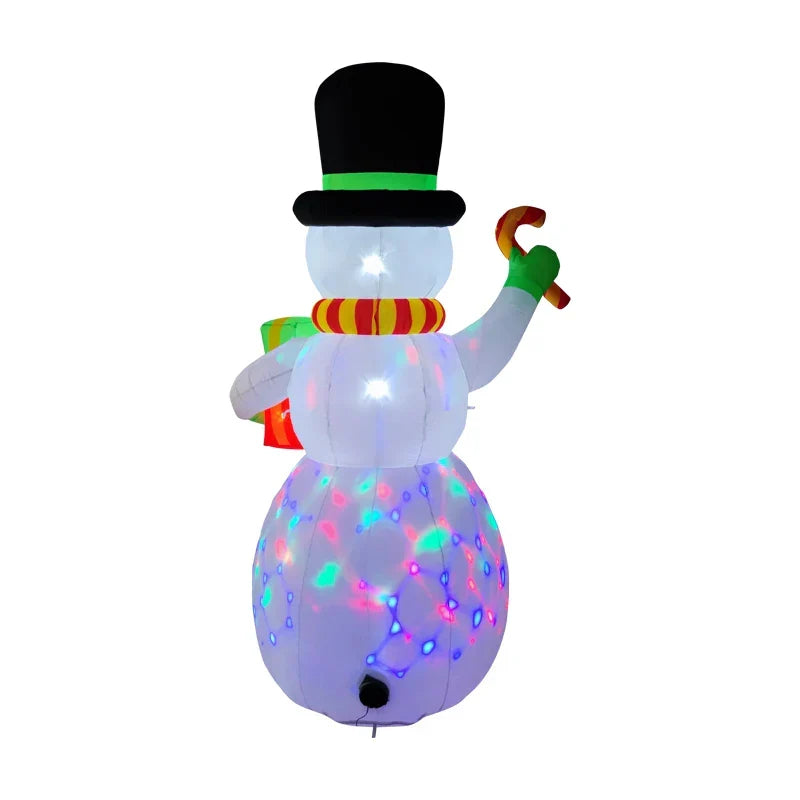 Christmas Inflatable Snowman with LED Lights