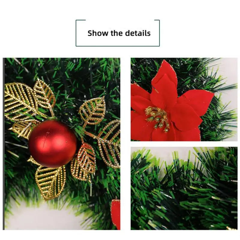 Christmas Wreath Hanging Miniature Garland Decoration
