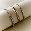 Monroe | 9ct Yellow Gold 4.85ct tw. Lab Grown Diamond Mixed Shape Tennis Bracelet