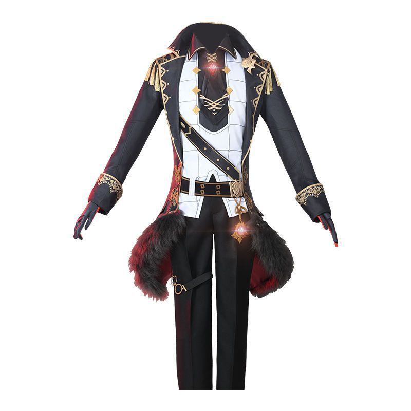 Genshin Impact cos costume Duluk cos game full suit cosplay costume men's clothes wigs shoes sword weapons
