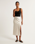 Onyx & Bone Satin Slip Set-0