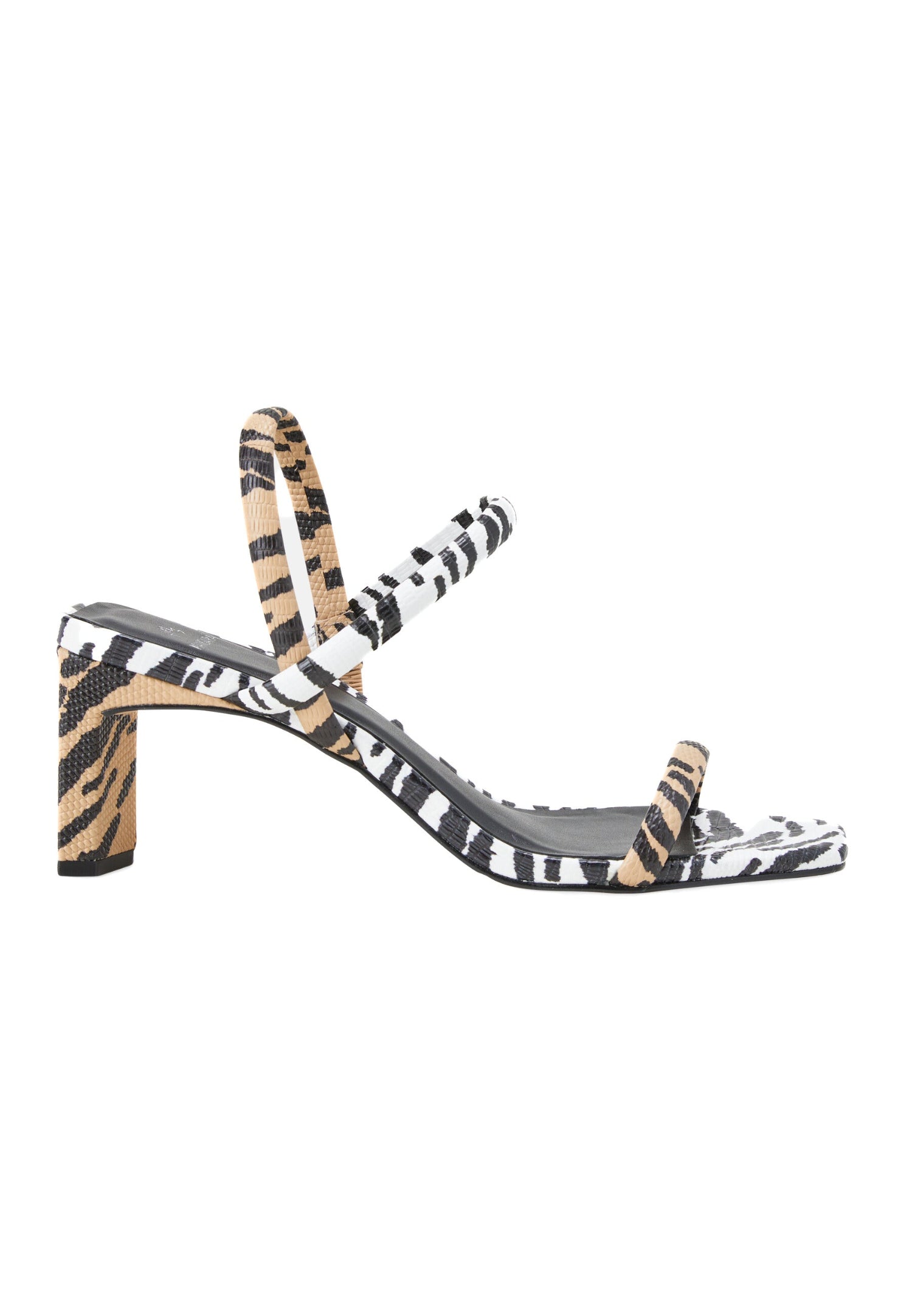 Palmito Animal Print Calf Leather Sandals – 6.5cm Block Heel-0