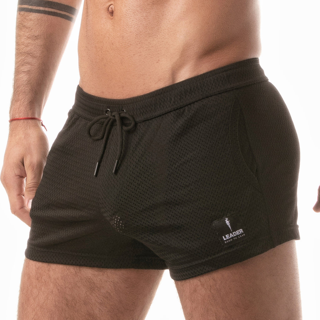G.I. Booty Mesh Shorts Black-0