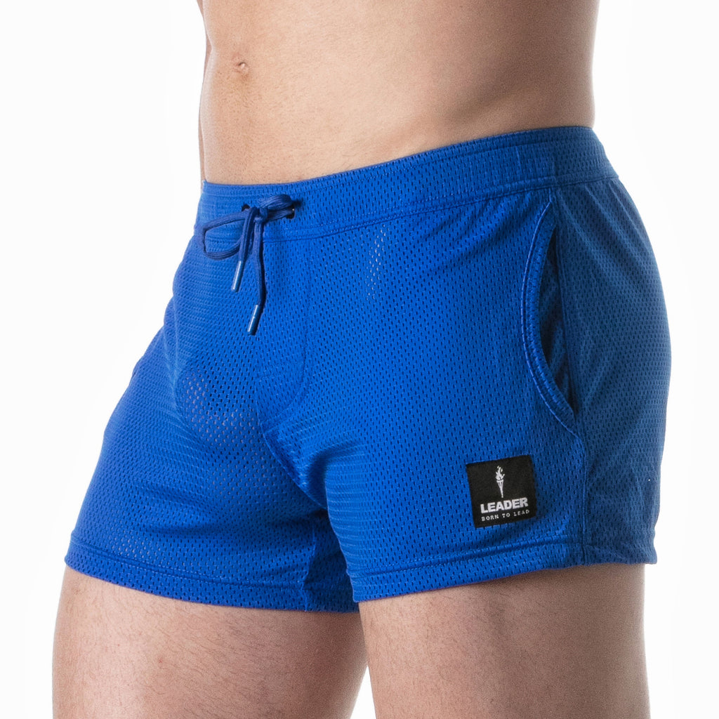 G.I. Booty Mesh Shorts Blue-0