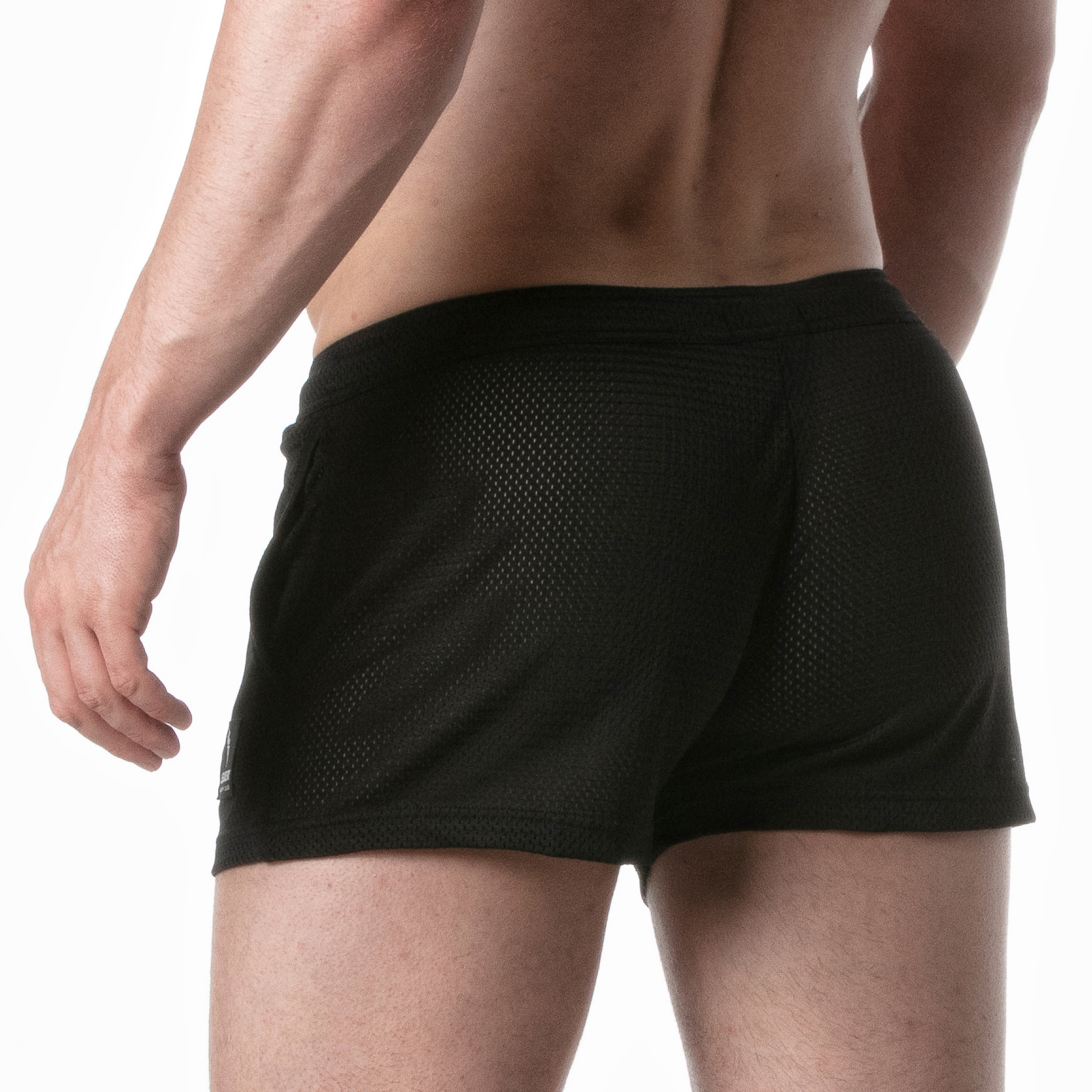 G.I. Booty Mesh Shorts Black-1