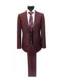 Burgundy 3-Piece Suit-0